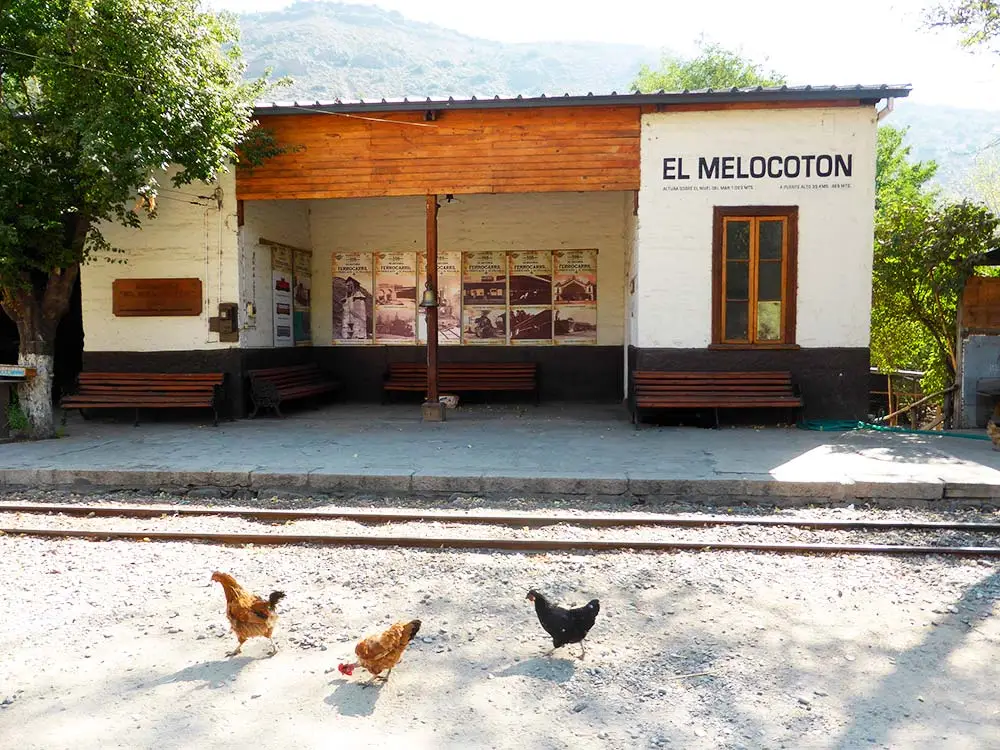 estacion tren melocotón